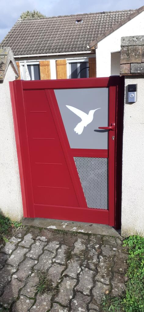 Vente et pose de portillon ALUMINIUM CETAL à AUXERRE - SENS