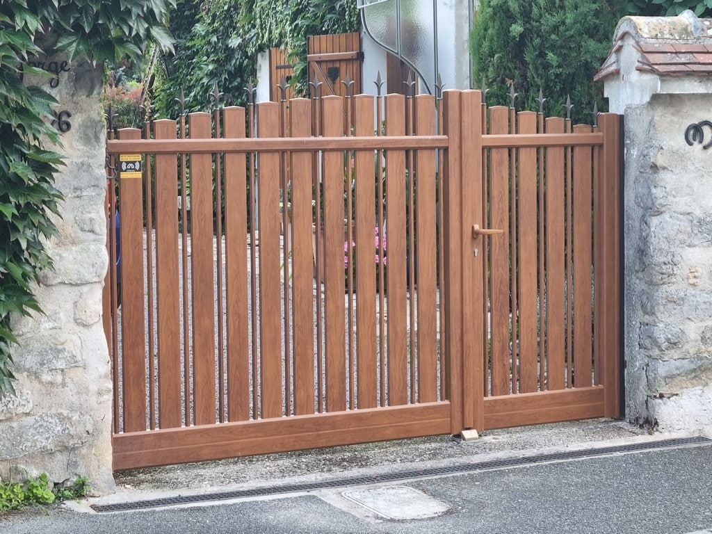 Portail alu CALLISTO CETAL - LA FERMETURE MELUNAISE - 77