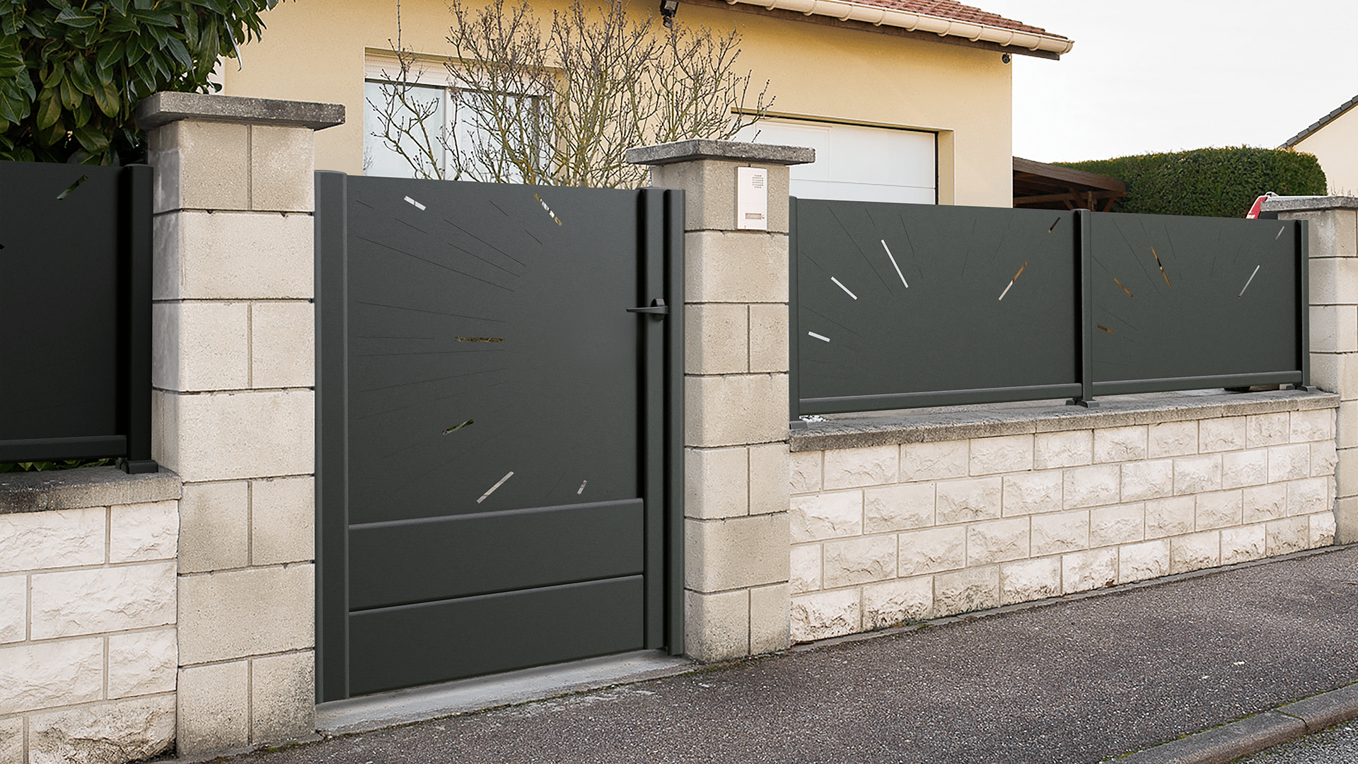 Portillon et clôture perseide - 9005